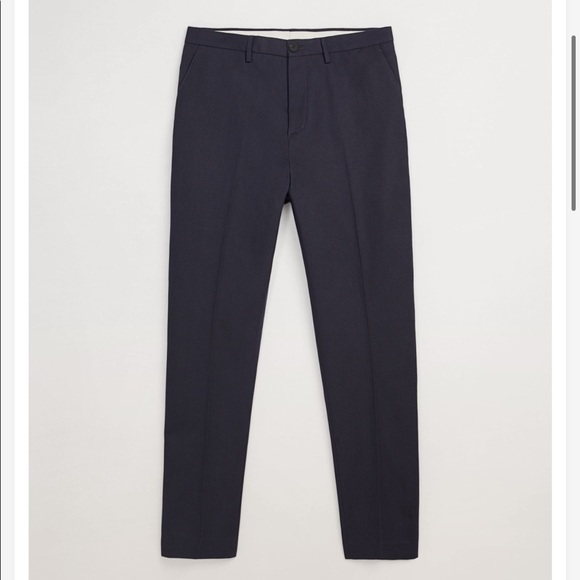 ZARA Mens Cotton - Linen Blend Suit Trousers [LAST ONE] - Picture 2 of 8